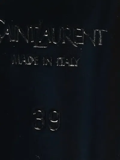 Pre-owned Saint Laurent Lola Ankle-strap Sandals In Brown