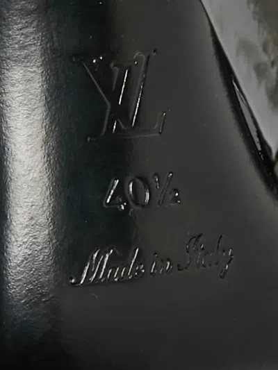 Pre-owned Louis Vuitton Block-heel Ankle Boots In Black