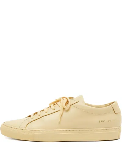 Pre-owned Common Projects Achilles Leather Sneakers In Neutral