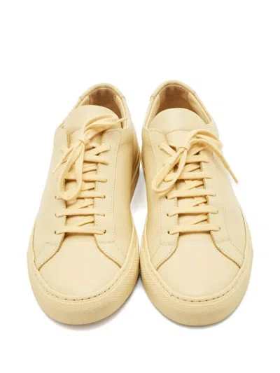 Pre-owned Common Projects Achilles Leather Sneakers In Neutral