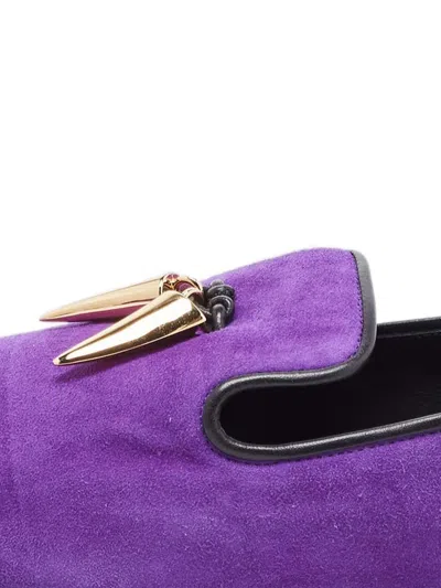 Pre-owned Giuseppe Zanotti Vintage Kevin Suede Pumps In Purple