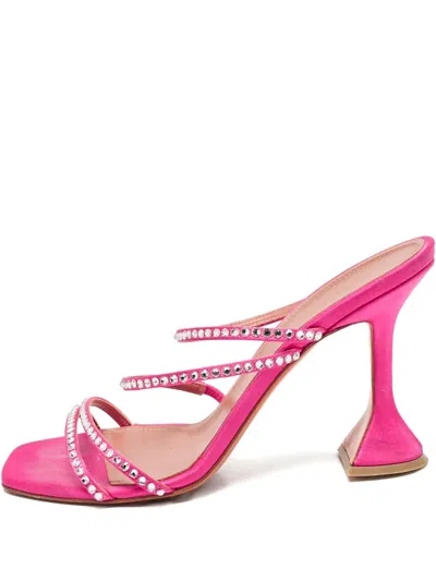 Pre-owned Amina Muaddi 1153553 Pink
