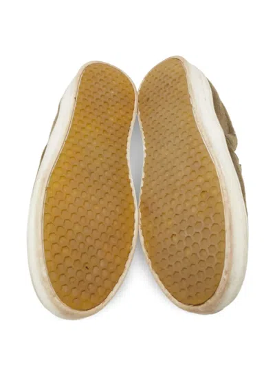 Pre-owned Celine Wool Slip-on Sneakers In Green