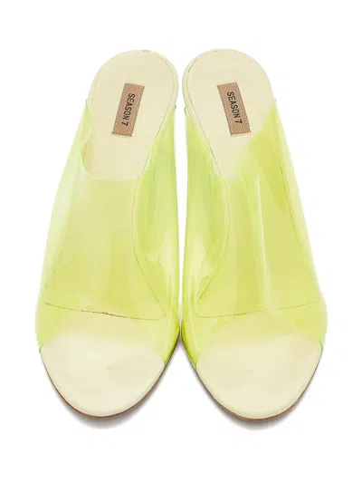 Pre-owned Adidas Originals 110mm Translucent Sandals In Green