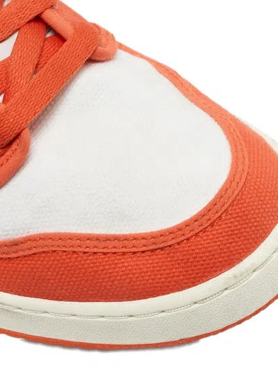 Pre-owned Jordan Air  1 Leather Sneakers In Orange