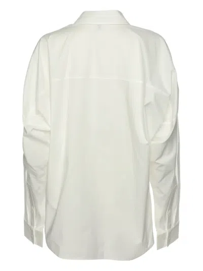 Pre-owned Totême Cotton Long-sleeve Shirt In White