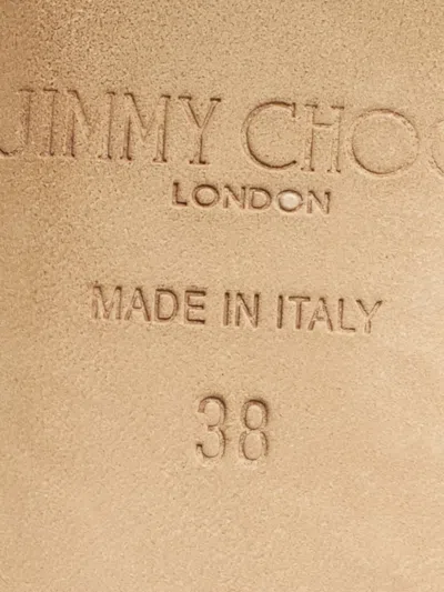 Pre-owned Jimmy Choo Leema Ballet Flats In Black