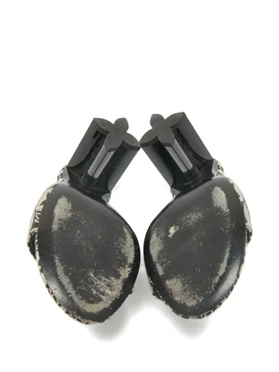 Pre-owned Louis Vuitton Silhouette Sandals In Black