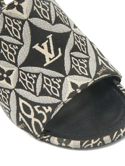 Pre-owned Louis Vuitton Silhouette Sandals In Black