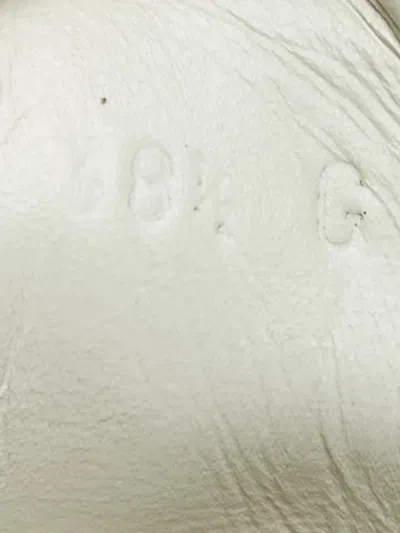 Pre-owned Gucci Ace Bee Leather Trainers In White