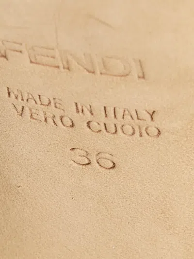 Pre-owned Fendi Platform Logo-pattern Pumps In Blue