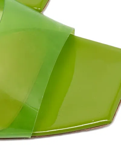 Pre-owned Gianvito Rossi Cosmic Square Sandals In White