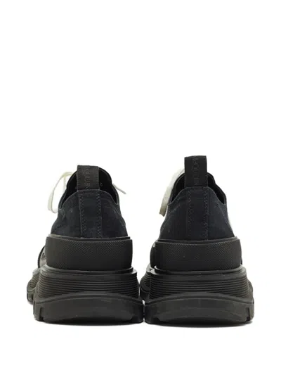 Pre-owned Alexander Mcqueen Slick Lace-up Sneakers In Black