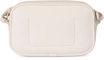 Emporio Armani Camera Shoulder Bag Printed With Deer In White