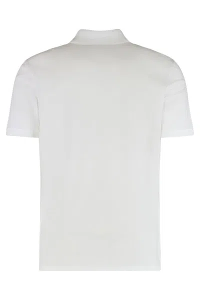 Givenchy Cotton Polo With Logo In White
