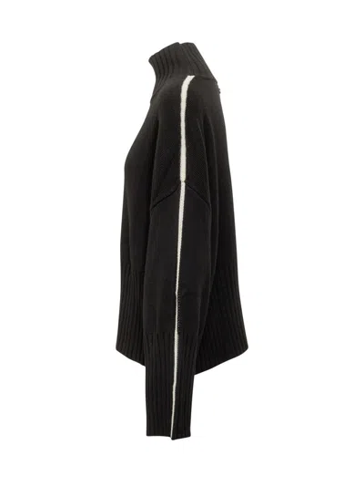 Pinko Barbados Black Turtleneck Sweater In Black