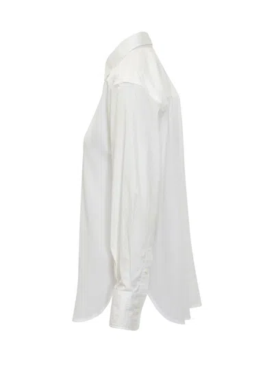 Pinko Cassata Shirt With Jewel Detail In White