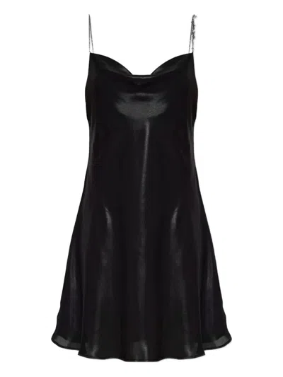 Diesel D-mintel Chain Strap Mini Dress In Black
