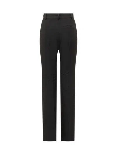 Pinko Straight Black Trousers In Black