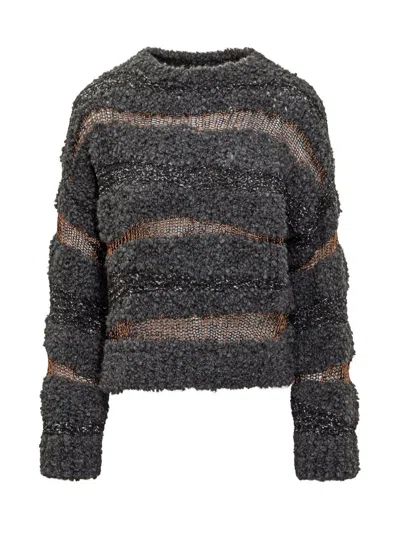 Pinko San Domino Sweater In Gray