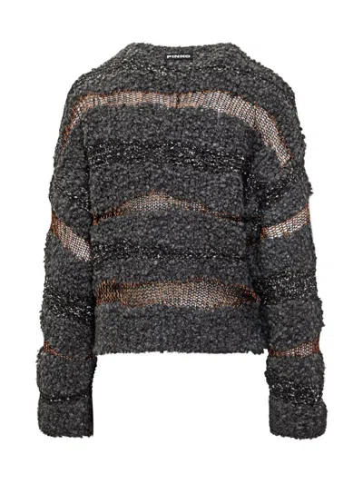 Pinko San Domino Sweater In Gray