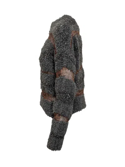 Pinko San Domino Sweater In Gray