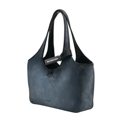 Balenciaga Lau East West Shoulder Bag S In Gray