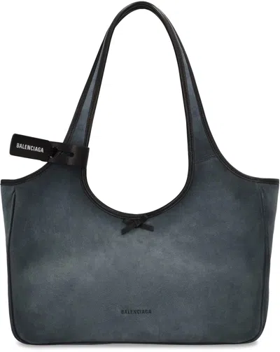 Balenciaga Tote Bag Laundrette East-west In Gray