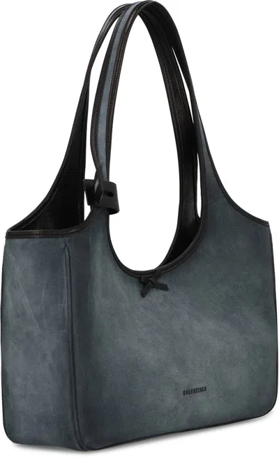 Balenciaga Tote Bag Laundrette East-west In Gray