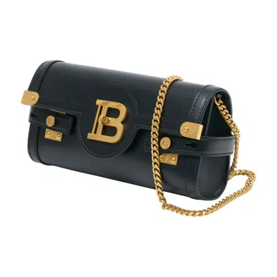 Balmain B-buzz 23 Shoulder Bag In Black