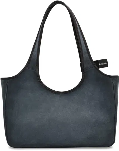 Balenciaga Tote Bag Laundrette East-west In Gray