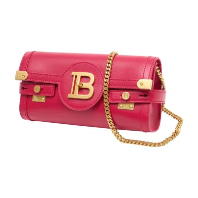 Balmain B-buzz 23 Shoulder Bag In Pink
