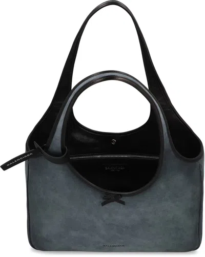 Balenciaga Tote Bag Laundrette East-west In Gray