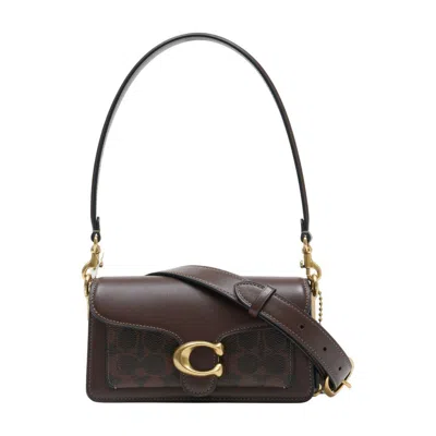 Coach Signature Tabby 20 Refresh Shoulder Bag In Brown