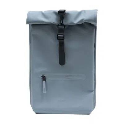 Rains Rolltop W3 Backpack In Blue