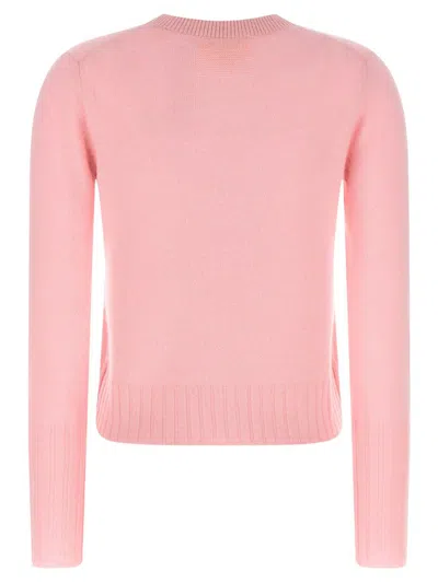 Guest In Residence 'shrunken Crew' Sweater In Pink