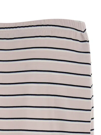 Rotate Birger Christensen Jersey Midi Skirt In Pink