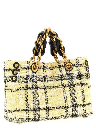 Balmain Soft Cabas Small Shopping Bag In Multi