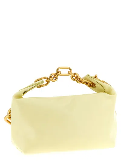 Balmain Sync Mini Hand Bags Yellow In Yellow