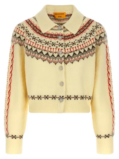 Guest In Residence Cloud Chalet Cardigan In Yellow