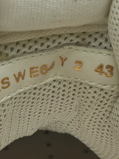 Pre-owned Valentino Garavani Leather High-top Sneakers In White