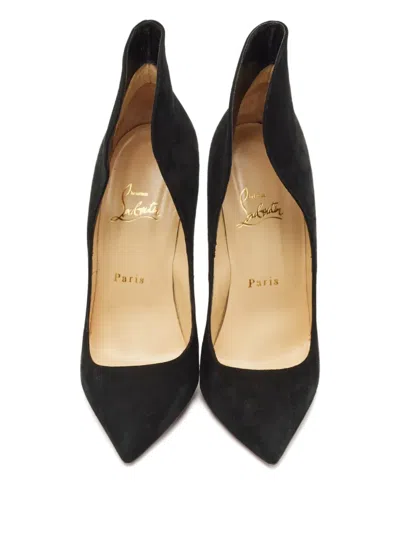 Pre-owned Christian Louboutin Mea Culpa Pointed-toe Pump In Black