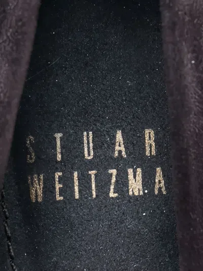 Pre-owned Stuart Weitzman 95mm Suede Pumps In Brown