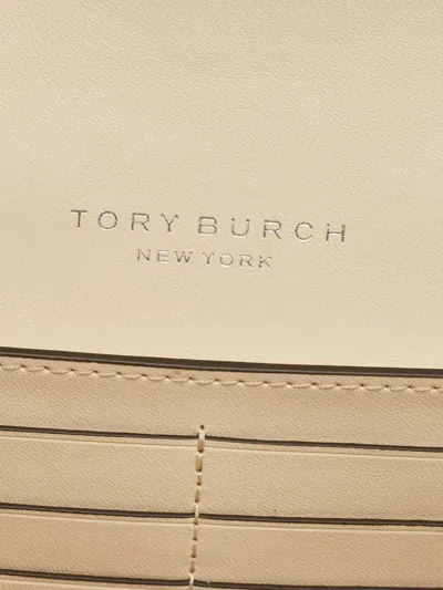 Pre-owned Tory Burch Small Willa Quilted Chain-strap Cross Body Bag In Neutral