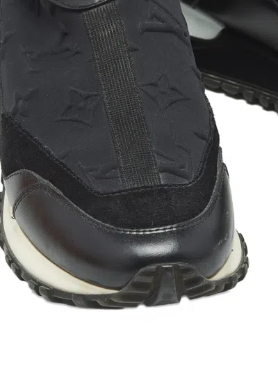 Pre-owned Louis Vuitton Slip-on Sneakers In Black