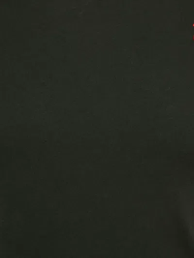 Pre-owned Polo Ralph Lauren Embroidered-logo Crew-neck T-shirt In Black