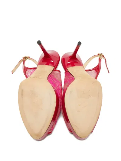 Pre-owned Jimmy Choo Nova Slingback Sandals In Pink