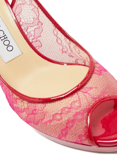 Pre-owned Jimmy Choo Nova Slingback Sandals In Pink