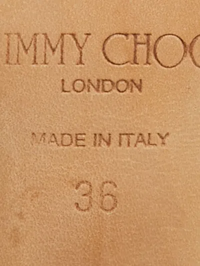 Pre-owned Jimmy Choo Nova Slingback Sandals In Pink