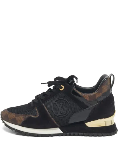 Pre-owned Louis Vuitton Run Away Sneakers In Black